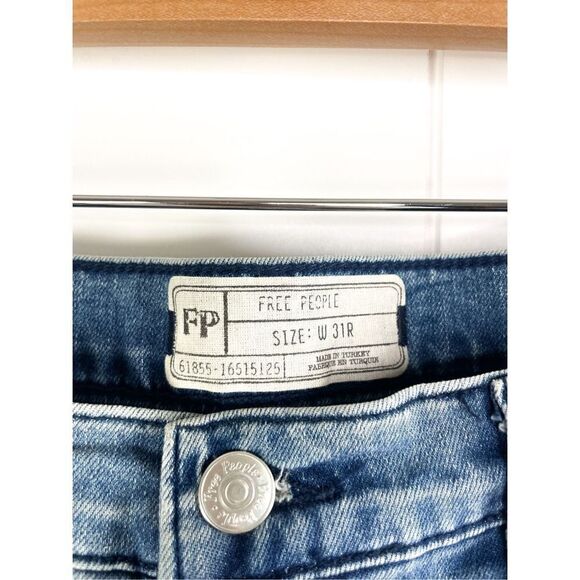 Free People Busted Knee Skinny Jeans 31R - Picture 4 of 13